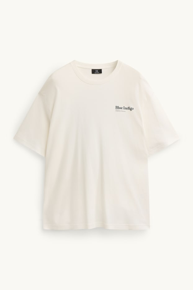 Uomo - T-shirt - relaxed fit - bianco