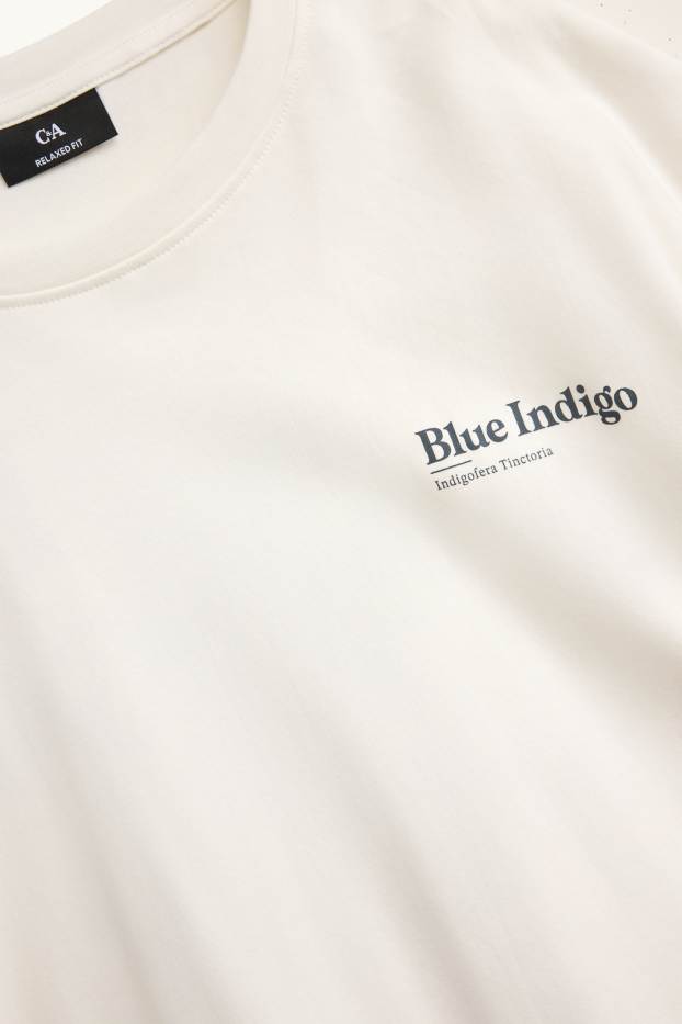 Uomo - T-shirt - relaxed fit - bianco