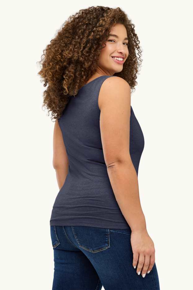 Femmes - Lot de 2 - haut  - bleu foncé