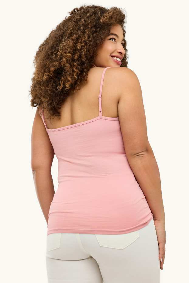 Damen - Multipack 2er - Top - weiß / rosa