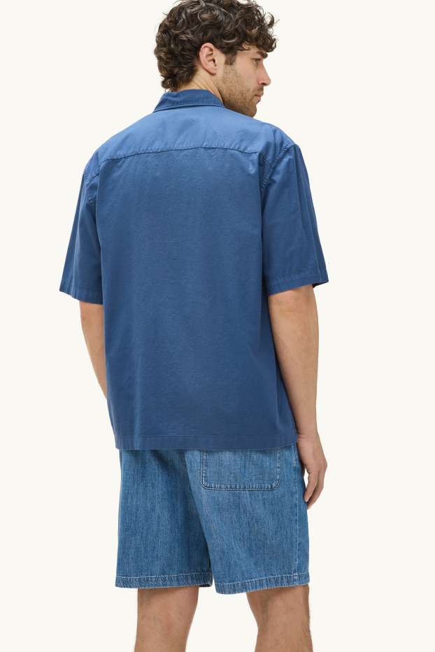 Herren - Hemd - Relaxed Fit - Kent - dunkelblau