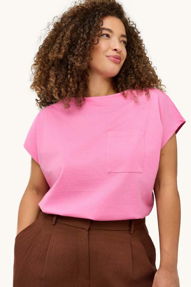 Femmes - T-shirt - regular fit - rose
