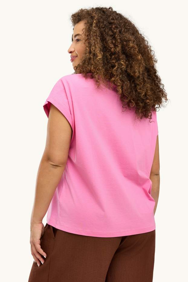 Femmes - T-shirt - regular fit - rose