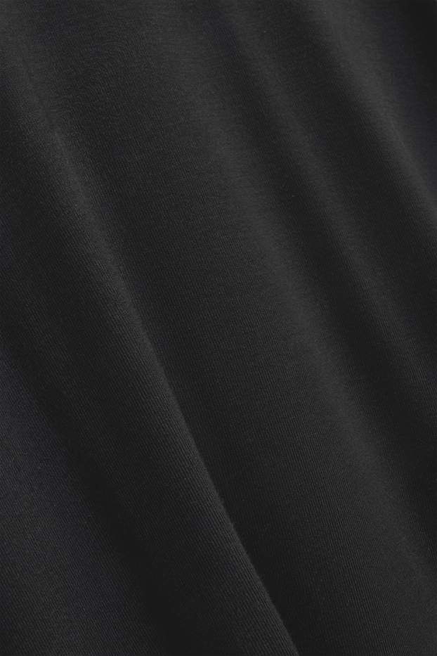 Damen - T-Shirt - Curvy Fit - schwarz