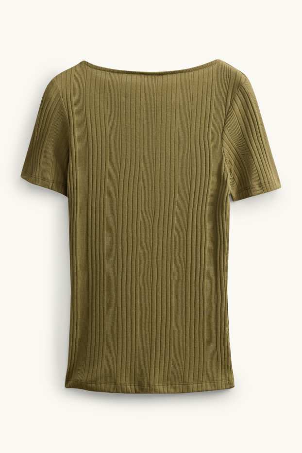 Femmes - T-shirt - kaki