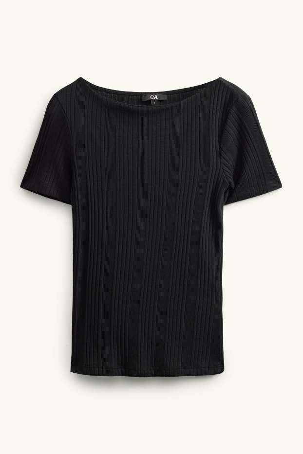 Femmes - T-shirt - noir