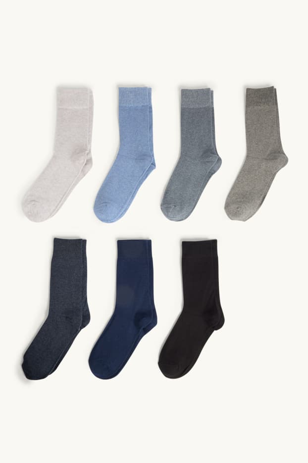 Herren - Multipack 7er - Socken - blau