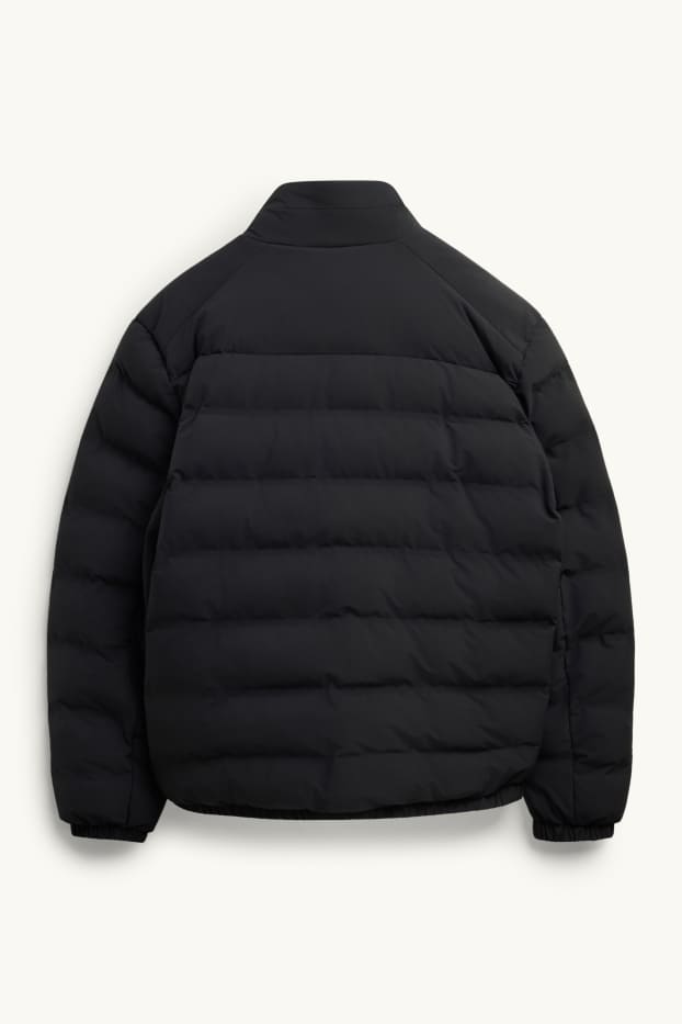 Home - Jaqueta embuatada tècnica - amb folre - impermeable - negre