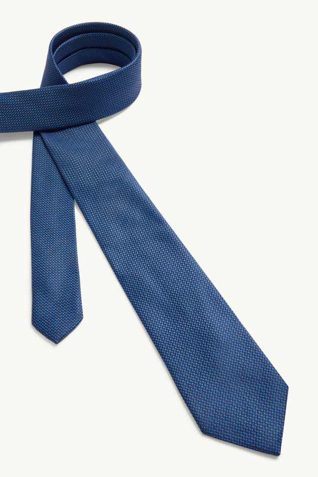 Uomo - Cravatta - blu scuro