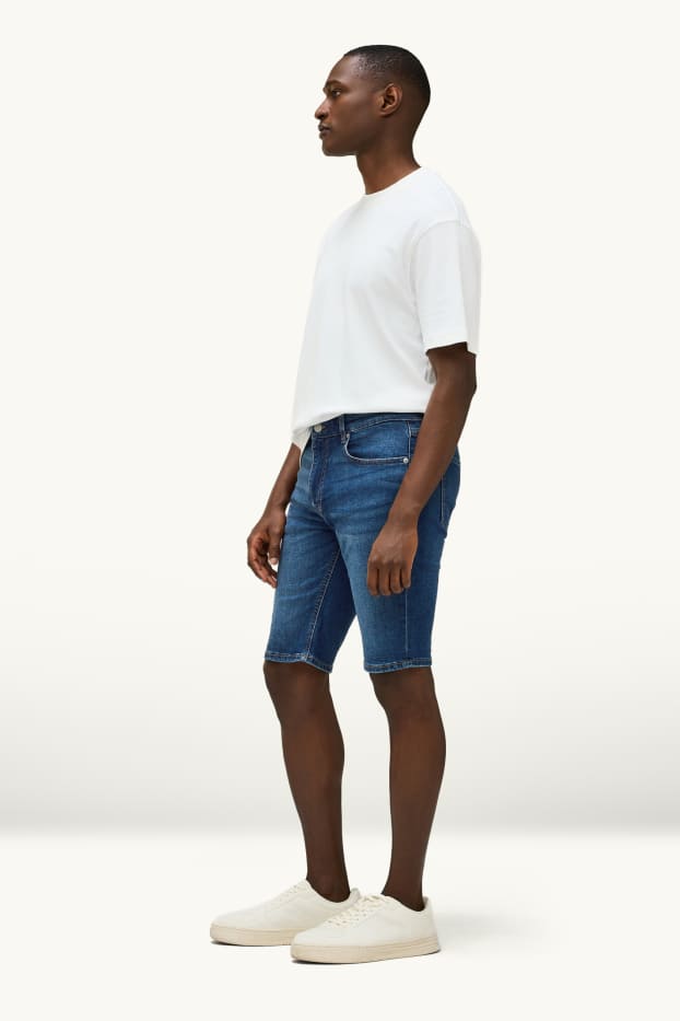 Uomo - Shorts di jeans - jeans blu