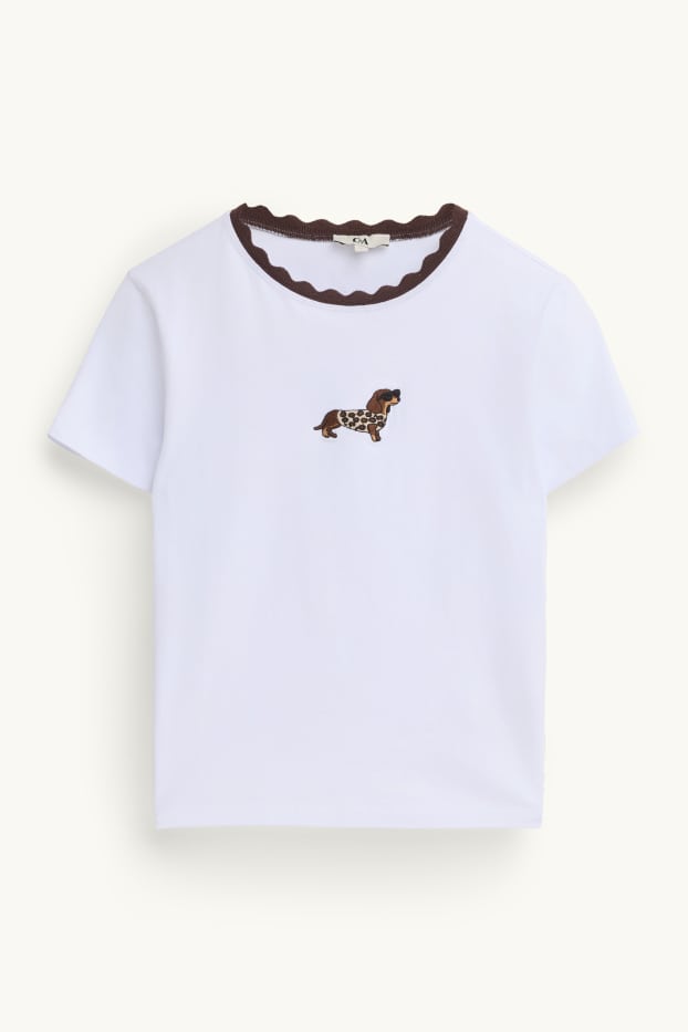 Femmes - T-shirt - blanc
