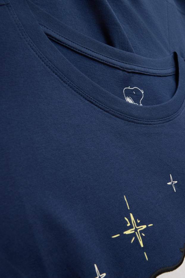 Damen - Nachthemd - Peanuts - dunkelblau