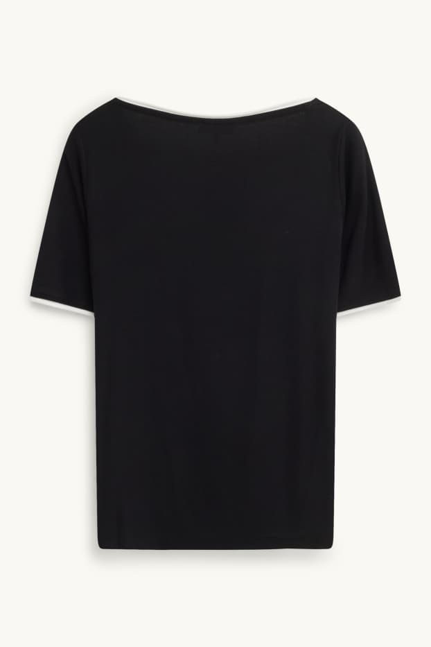 Femmes - T-shirt - noir