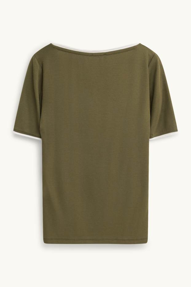 Femmes - T-shirt - kaki
