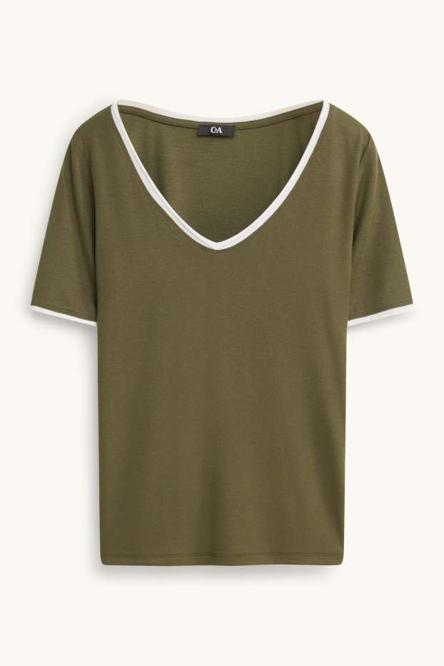 Femmes - T-shirt - kaki