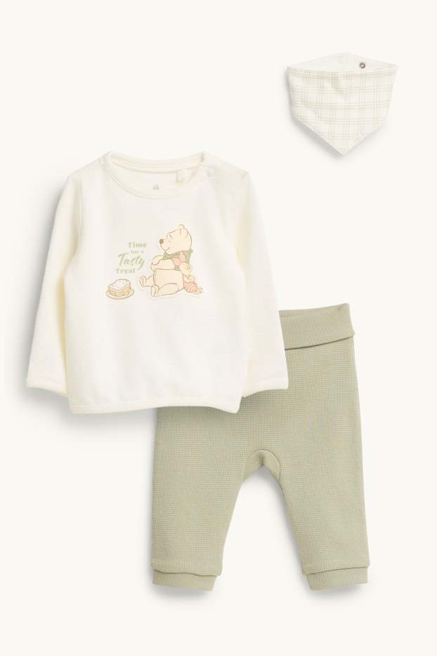 Baby Boys - Winnie the Pooh - baby outfit - 3 piece - green / cremewhite