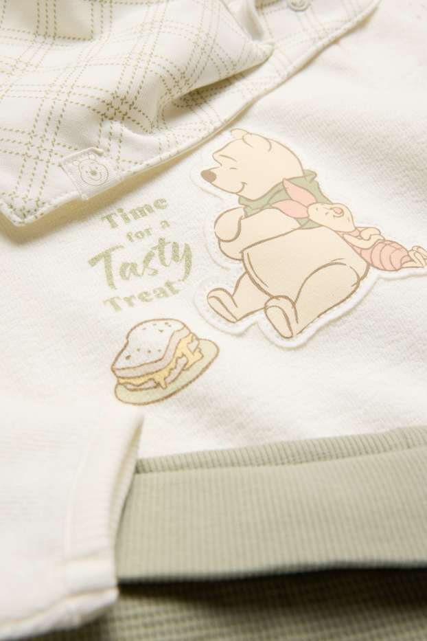 Baby Boys - Winnie the Pooh - baby outfit - 3 piece - green / cremewhite