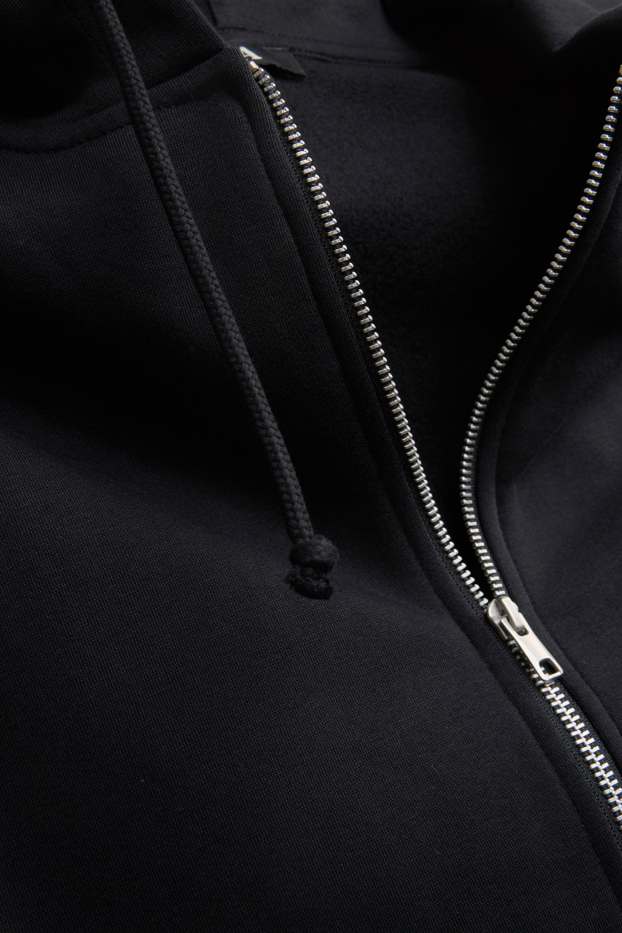 Women - Zip-through hoodie - black
