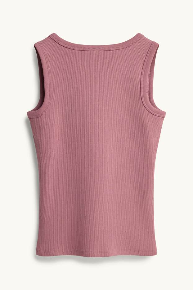 Femmes - Haut avec soutien-gorge intégré - rose