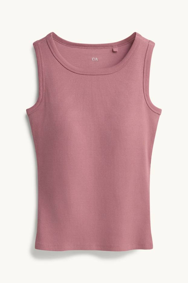 Femmes - Haut avec soutien-gorge intégré - rose