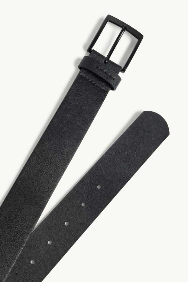 Hommes - Ceinture - matière synthétique - noir