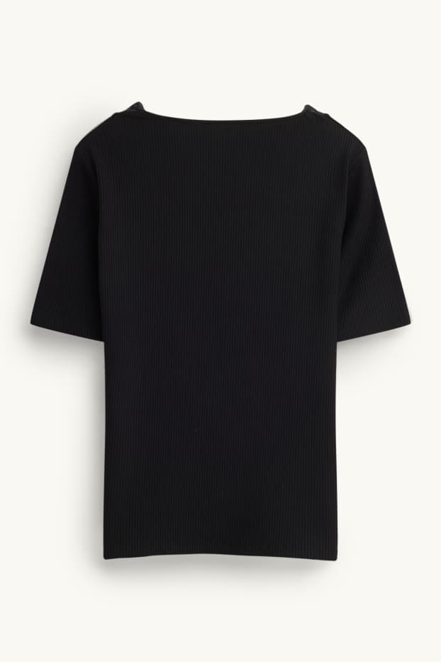 Femmes - T-shirt - noir
