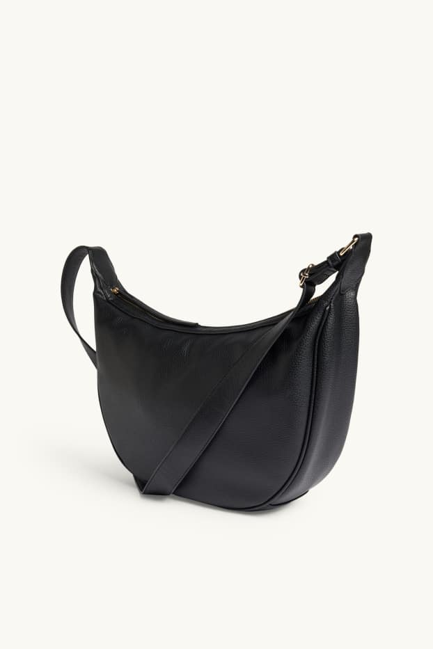 Women - Crossbody bag - faux leather - black