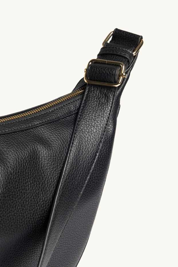 Women - Crossbody bag - faux leather - black