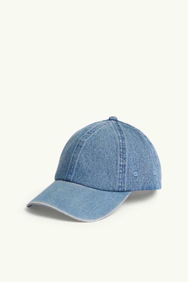 Bărbați - Șapcă de baseball din denim - denim-albastru