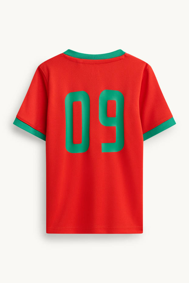 Bambini - Marocco - maglia a maniche corte - rosso