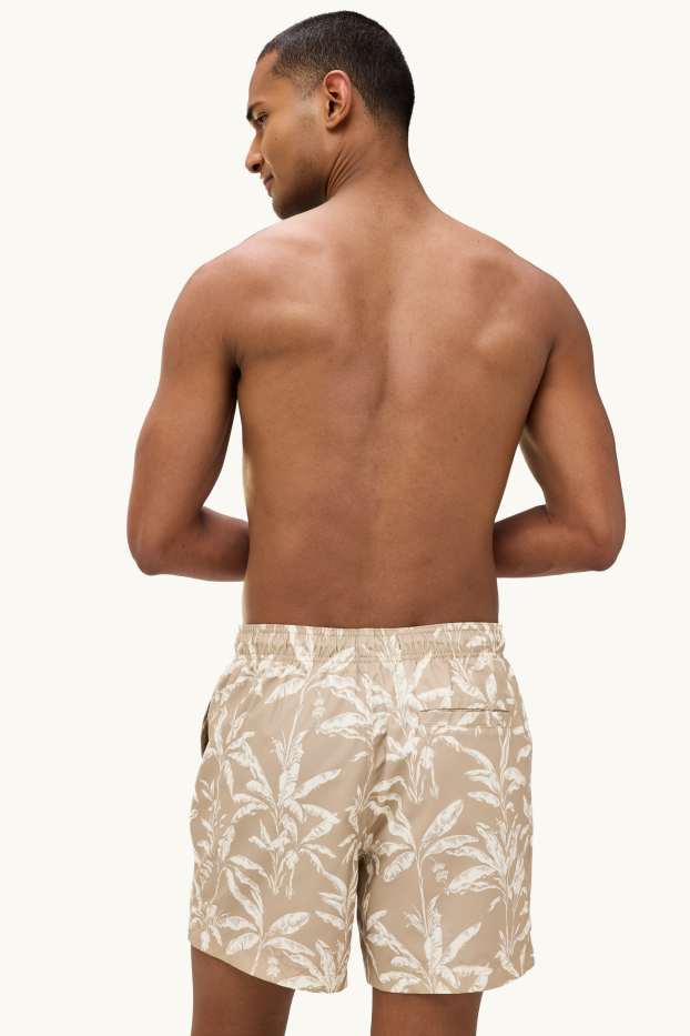 Men - Mini Me - men's swim shorts - beige