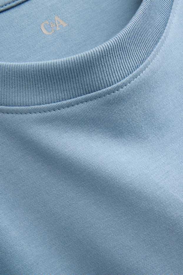 Dames - T-shirt - regular fit - lichtblauw