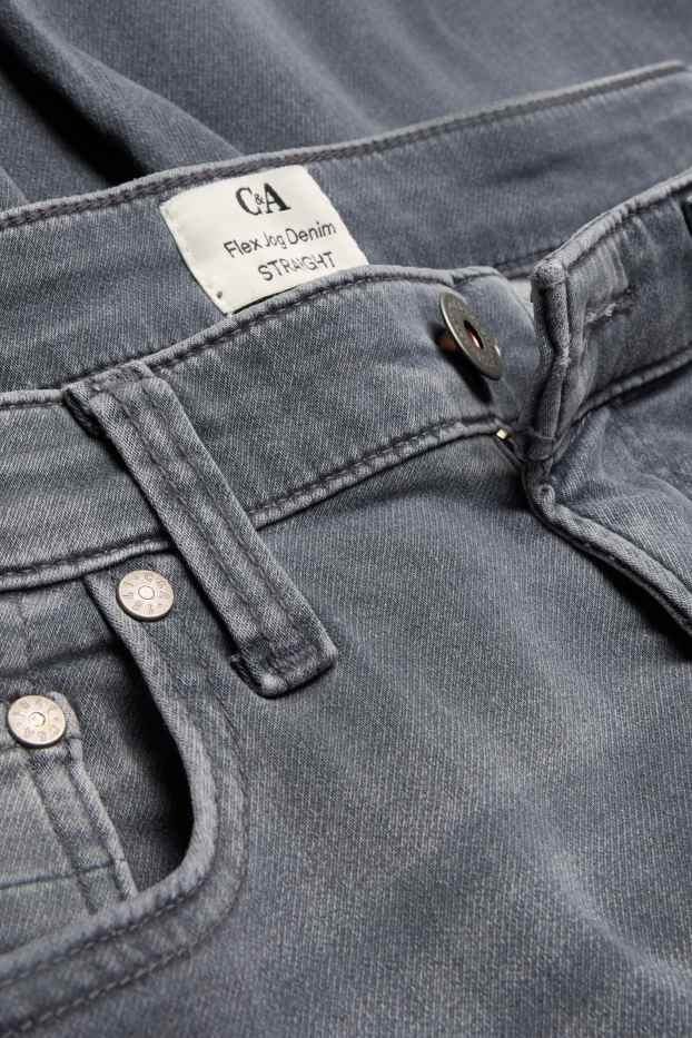 Hommes - Straight jean - Flex jog denim - jean gris