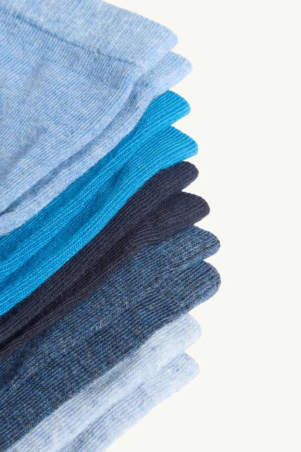 Kinder Buben - Multipack 10er - Socken - blau
