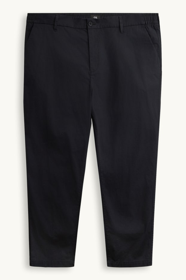 Hommes - Chino - tapered fit - noir