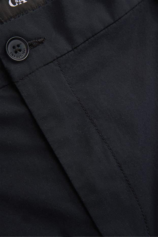 Hommes - Chino - tapered fit - noir
