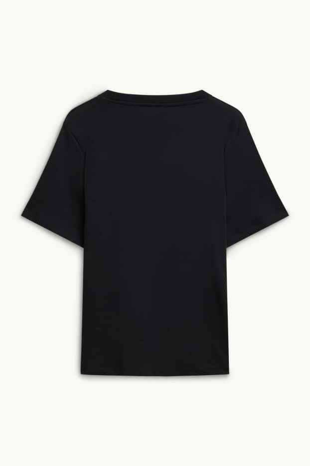 Femmes - T-shirt - regular fit - noir