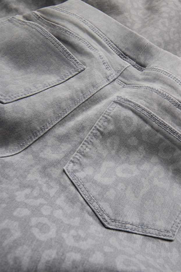 Nena - Wide Leg Jeggings - estampats - gris
