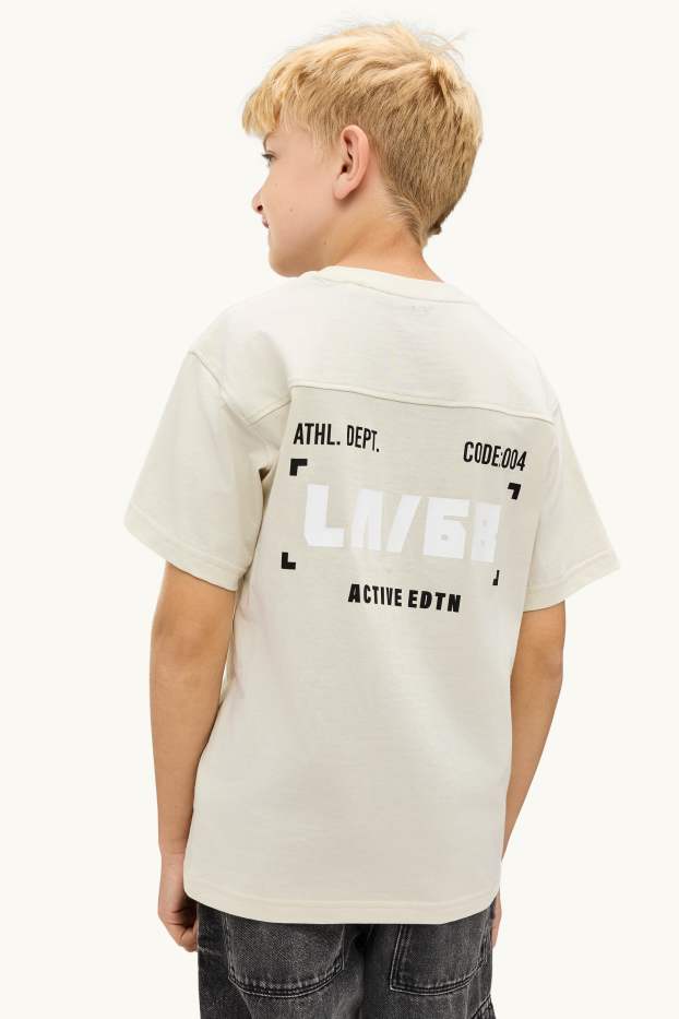 Enfants garçons - T-shirt - crème