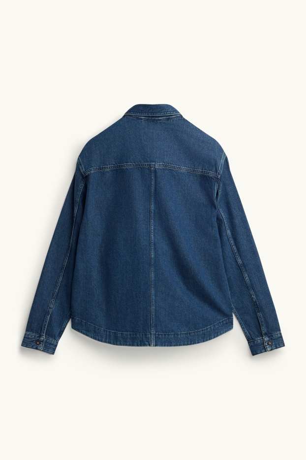 Uomo - Giacca camicia di jeans - relaxed fit - jeans blu scuro