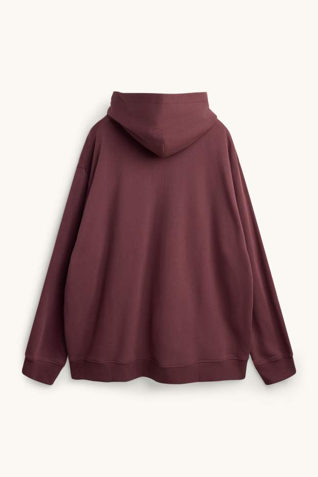 Men - Zip-through hoodie - brown