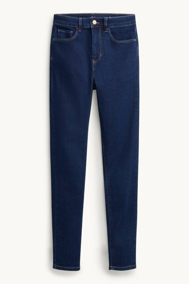 Damen - Jegging Jeans - High Waist - jeansblau
