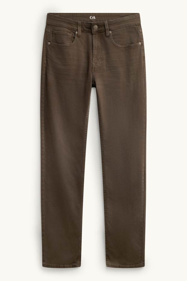 Hommes - Slim jean - marron