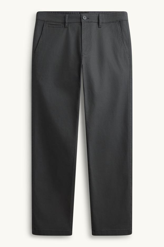 Heren - Chino - regular fit - grijs