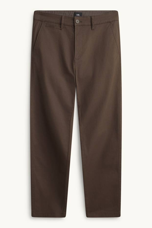 Men - Chinos - regular fit - brown