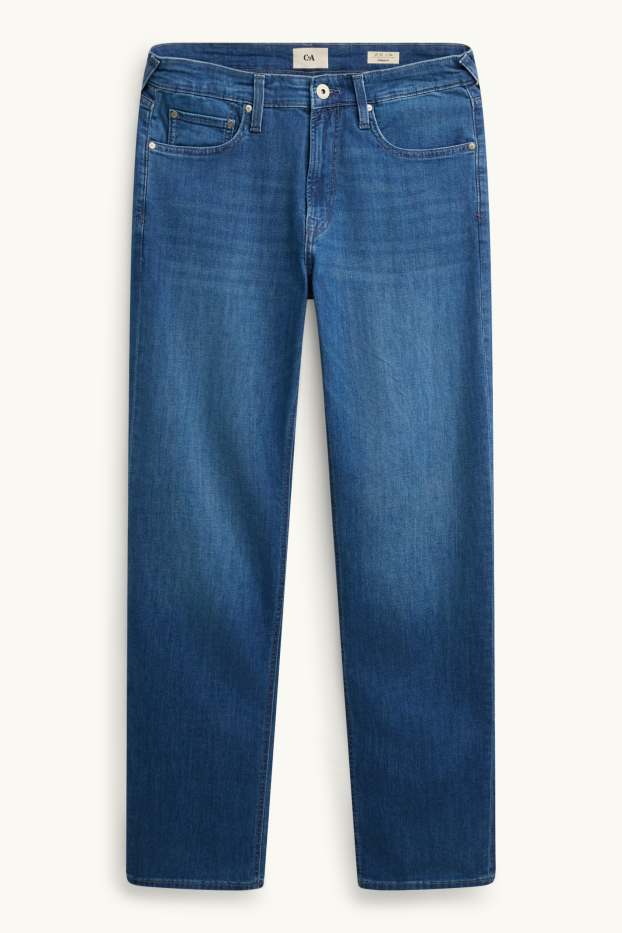 Herren - Straight Jeans - jeansblau