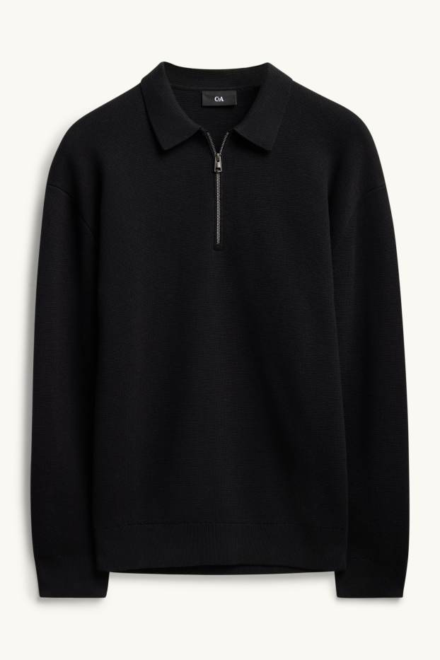 Herren - Pullover - schwarz