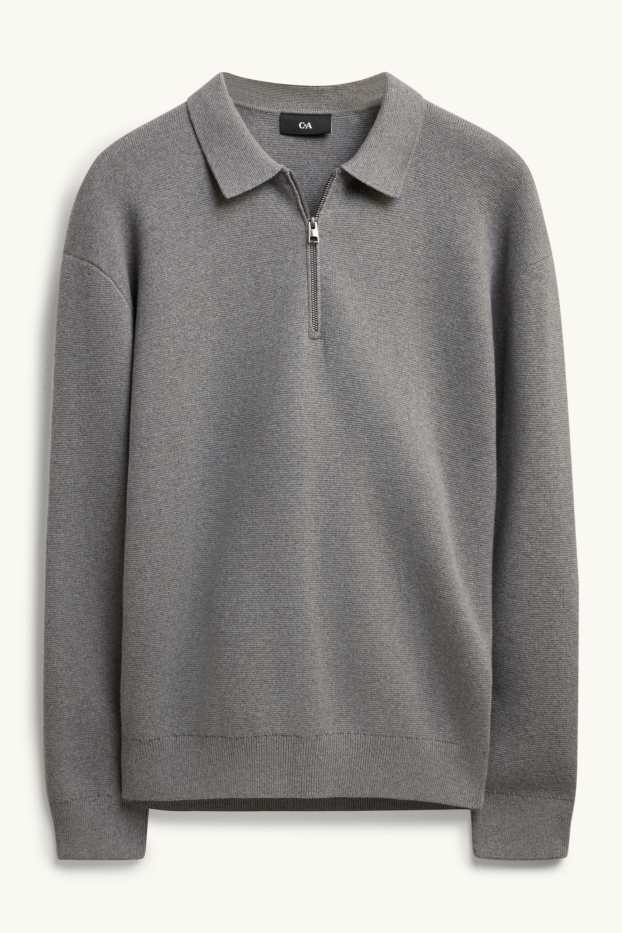 Hommes - Pull - gris