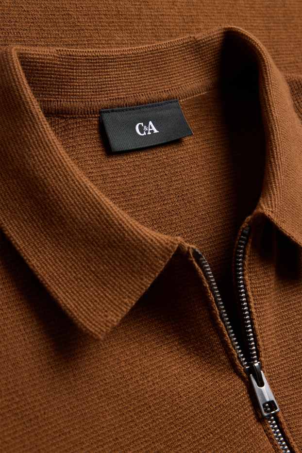 Hommes - Pull - rouille