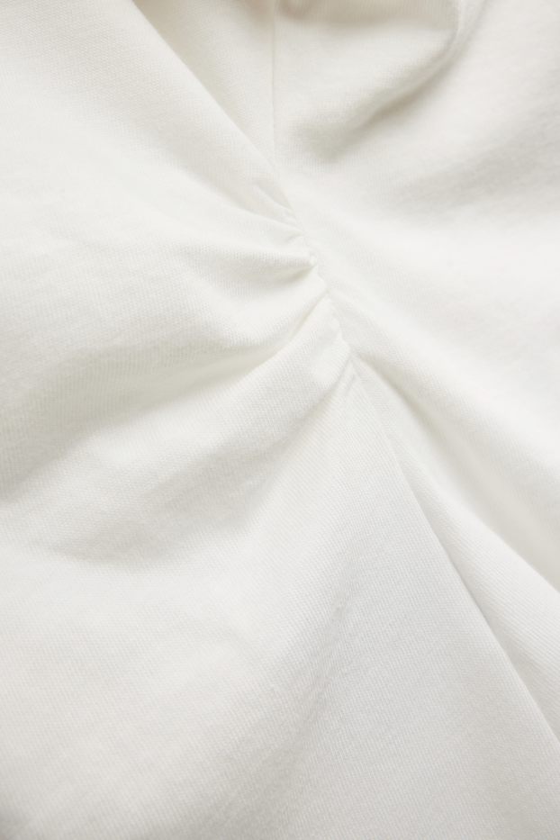 Femmes - T-shirt - slim fit - blanc